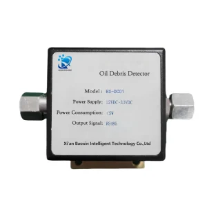 DC01 Oil Debris Detector Metal Particle Sensor Online Full Flow Monitor RS485 CAN2.0 Gearbox Engine Early Fault Warning 8mm Port