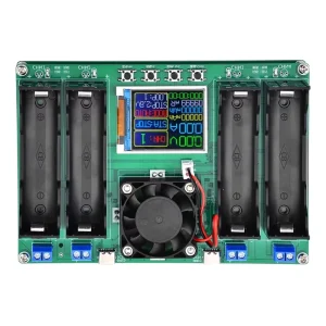 DC5V Battery Tester 2/4 Channel 18650 Lithium Battery Capacity Tester LCD Display Universal Spring Battery Holder Power Detector