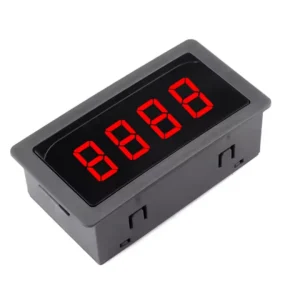 DC8-24V Speed Measuring Instrument 4 Digital LED Tachometer Gauge RPM Speed Meter + Hall Proximity Switch Sensor NPN for Motor