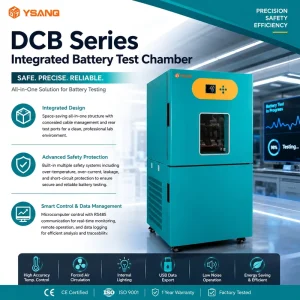 DCB Series Integrated Battery Test Chamber Temperature & Humidity Control Battery Testing Equipment for New Energy Vehicles