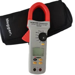 DCM1500 Clamp Meter DC and AC Current up to 1500 A 750 VAC and 1000 VDC 1500 TRMS Measuring and Analytical Instrument