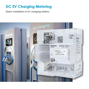 DCM6 MID Certified Din Rail DC Energy Meter 1000V RS485 Modbus Bidirectional Power Meter EV Charger Smart Meter