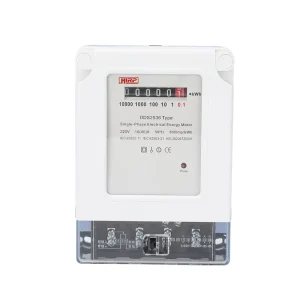 DDS2536 RS485 220V Wall Mounted Smart Electric Energy Meter LCD Display Single Phase Home Use Digital Watt Meter