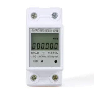 DDS442 Miniature Orbit type Resetting and Zeroing 2P LCD Display Class 1.0 Single phase 220V Electric Energy Meter