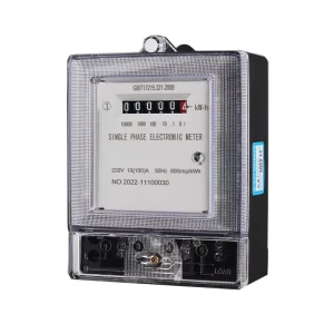 DDS6111 Electronic Single Phase Electric Energy Meter