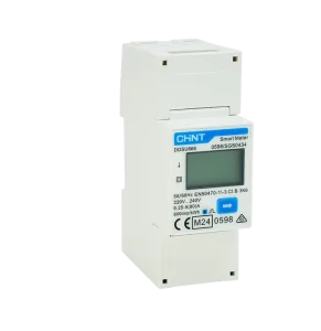 DDSU666 Electronic Energy Meter Single Phase Rail Mounted Digital Display 0.25 0.5(60)A RS485 Communication IoT Ready