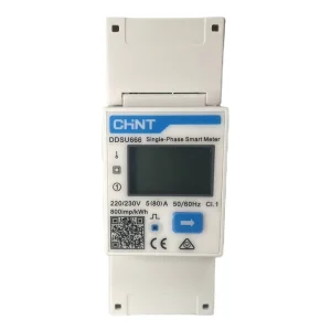 DDSU666 Single Phase Energy Meter 230V 60A 80A RS485 Modbus English Version Din Rail Bi-directional Power Meter