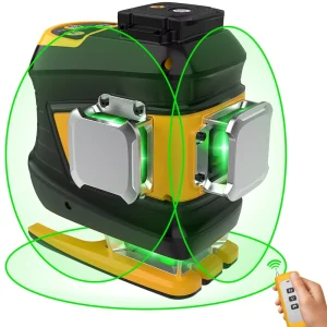 DEG High Precision Industrial DIY Automatic Leveling CE Certificate 12Lines Super Bright Green Beam Laser Level for Building