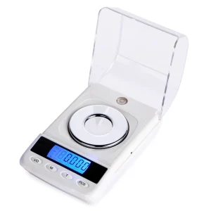 DH-501 Jewelry Precision Weighing Scale Digital 0.001g Resolution Stainless Steel 50g 100g Capacity Portable Balance