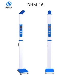 DHM-16 Ultrasonic Weight Scale with Ruler Electronic Height Weight Body Scale with BMI