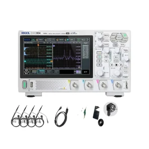 DHO804 Digital Oscilloscope 70MHz Frequency Band 12-Bit Vertical Resolution 1.25 GSa/s Sample Rate 1000,000 Wfms/s