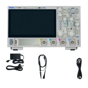 DHO814 Portable High Resolution 100MHz 4-Channel 12Bit Digital Oscilloscope with 7-inch Touch Screen 4PCS 150MHz Probes