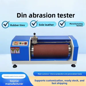 DIN Abrasion Testing Machine for Rubber and Leather Soles Metal Construction Mainland China Origin