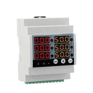 DIN-M Three Phase Voltage Current Frequency Power Meter Multi-functional Din Rail Meter 0.5 Accuracy Class 150-270VAC
