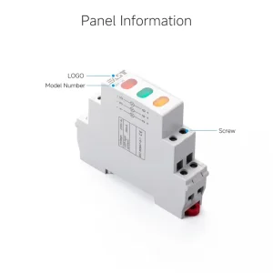 DIN Rail LED AC/DC Three Signal Lamp Indicator Light Modularization JD9-3 Indicator Red, Green, Yellow