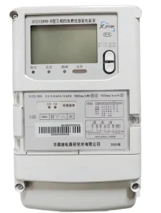DIN Rail Three Multifunction Power Meter 4G LTE DLMS Class 0.5 Energy Demand Monitoring LCD Display IP54 Protection