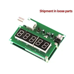 DIY Frequency Meter Kit 1Hz 50MHz Crystal Frequency Measurement 7V 9V 50mA
