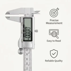 DIY Multi Function Digital Vernier Caliper Altimeter Depth Measurement 100mm Range Durable Plastic Ruler OEM 3 Year Warranty