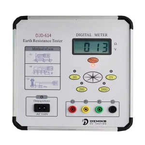DJD 614 110V Ground Resistance Meter Earth Resistance Tester with 1 Year Warranty