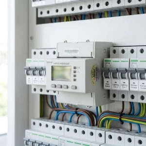 DJSF1352 RN DS DIN Rail DC Energy Meter Modbus Rtu Double Channel DC Input Class 0.5 Accuracy for Telecom Tower