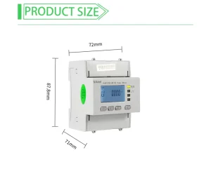 DJSF1352-RN Single Phase 1000V DC CE Certified Energy Meter Din Rail LCD Display Dual-channel Monitoring
