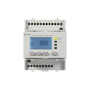 DJSF1352-Rn/D Two Channels DC Current Measurement 75mV Shunt or 5V Hall Sensors Din Rail DC Meter with RS485 Modbus RTU