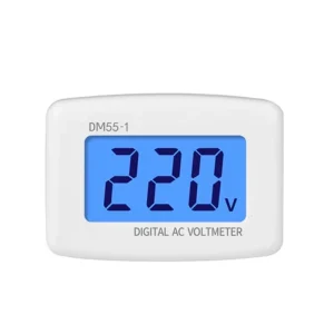 DM55-1 Digital Voltmeter EU US Plug Volt Meter Socket Voltage Tester LCD Display Voltage Meter 110V 220V
