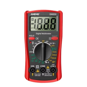 DM850 Digital Multimeter Dustproof 600V AC/DC for Industrial & Household Use