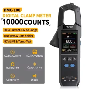 DMC-100 True RMS Clamp Meter Intelligent Anti-Burn DC/AC 600V AC 600A Clamp Multimeter Electronic Measuring Instrument