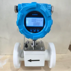 DN10 New Material Anti-corrosion PTFE Material Micro Gear High Viscosity Small Flow Gear Flowmeter for Solvent