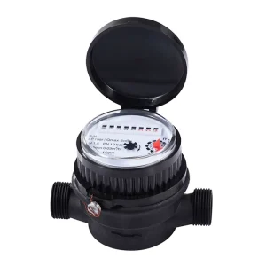 DN15 1/2 Inch Plastic Water Meter IP68 OEM for Cold Water Systems Easy to Install with High Precision Single Jet Design