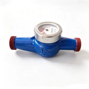 DN15/20 (Brass/Stainless/Plastic/Iron) Digital Mechanical Multi-Jet Water Meter IP65 Protection Threaded Connection