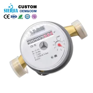 DN15-25 Single Jet Brass Water Meter IP68 ISO4064 B Certified High Accuracy OEM/ODM Supported Household Cold Water Meter