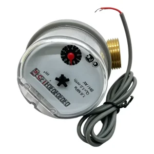 DN15 Brass Mechanical Pulse Water Meter 1.5m/h Horizontal Cold Water Remote Reading OEM Available IP65 Protection 2-Year