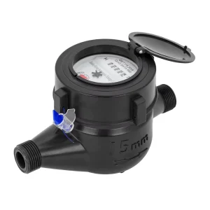 DN15 Brass Plastic Digital Multi Jet Cold Water Meter IP65 Protection 2.5m/h Flow Rate T30 Measurement Range OEM ODM