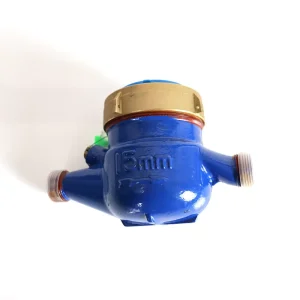 DN15 Brass Wet Dial Water Meter Multi Jet High Precision Liquid Filled Flow Meter for Home Water Measurement