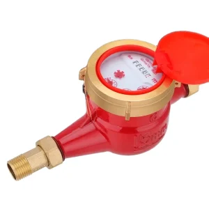 DN15 DN20 DN25 4 6 1 Inch Factory Direct Price Iron Water Meter Multi jet Water Meter for Household Hot Water Meter