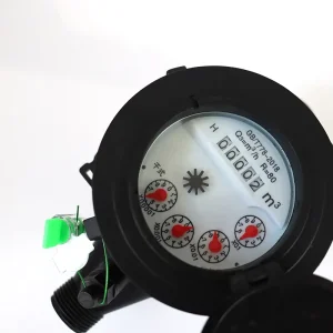 DN15 DN20 IP68 OEM Nylon Multi-Jet Threaded Water Meter Dry and Wet Dial Type for Residential Water Measurement