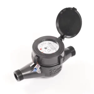 DN15 DN20 Plastic Material Mechanical Multi Jet Dry Type Cold Water Meter