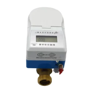 Multi Jet Brass Body RF IC Card Water Meter Prepayment Intelligent Water Meter With LCD Display for Property Fee Management