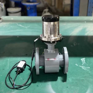 DN15 DN6000 Inch 3.6V Battery Powered with Button Control Sea Wastewater Liquid Electromagnetic Flow Meter