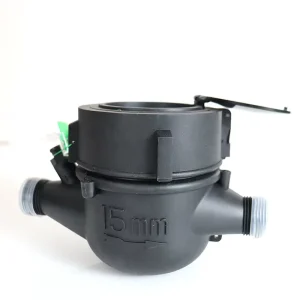 DN15 Digital IP68 OEM Nylon Plastic Dry Type Multi Jet Water Meter High Sensitivity Class B for Water Flow Measurement