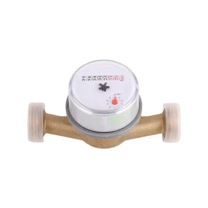 DN15 Dry Type Single Jet Brass Water Meter Home Use Without Printing OEM Customizable