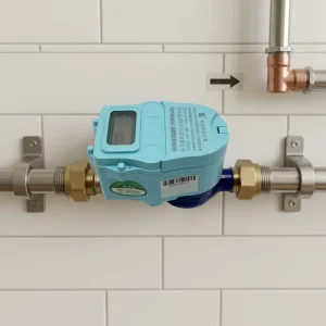 DN15 Plastic and Metal Smart Water Meter with IC Card Prepayment and Wireless Remote Reading IP68 Rated
