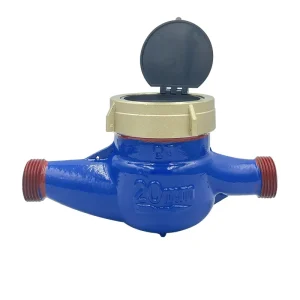 DN15 Water Flow Meter with Fittings Iron Shell Cold Outlet Water Meter for Garden Home