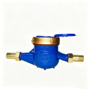 DN15 Water Meter 10 Liter Pulse Output Mechanical Meter OEM Supported Brass Material