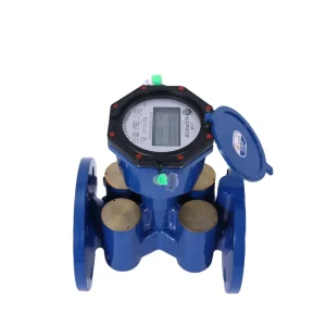 DN150 20 125 Cast Iron Ultrasonic Digital Water Meter IP68 Flanged Prepaid Smart Water Meter 100m/h Flow Rate OEM