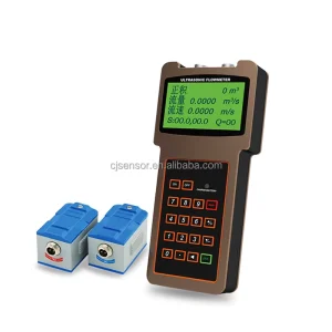 DN15~6000 mm Portable Converter Standard High Temperature Clamp-on Sensor Water Sewage Handheld Ultrasonic Flow Meter