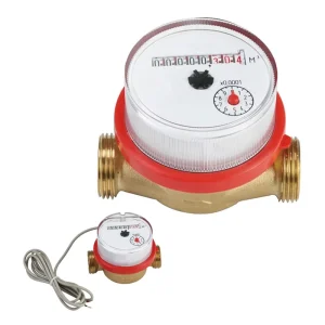DN20 Customizable OEM ISO 4064 Brass Single Jet Water Meter IP68 Household Use Meter