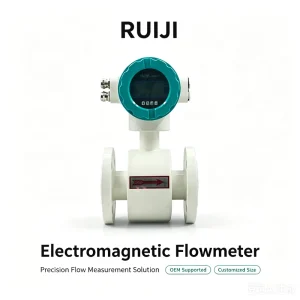 DN20 DN50 Stainless Steel Flow Sensor Digital Water Flow Meter Pulse Output for Heat Pump